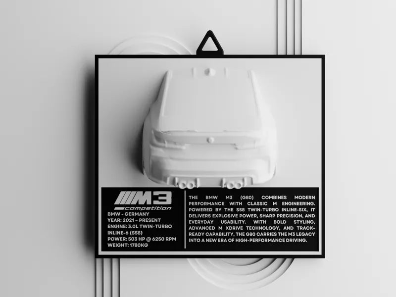 Escultura de Galería: Edición BMW M3 E92