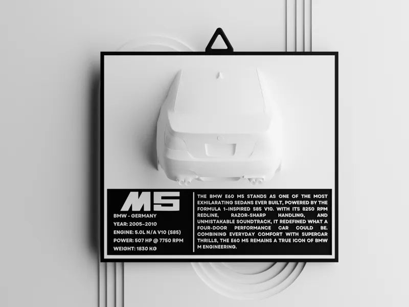 Escultura de Galería: Edición BMW M5 E60