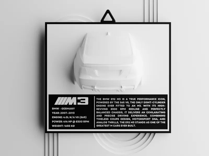 Escultura de Galería: Edición BMW M4 F82