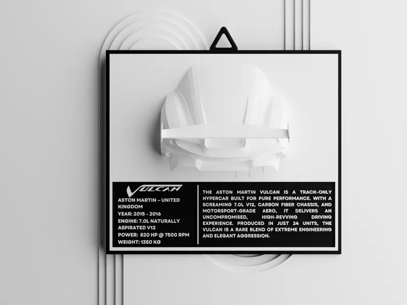 Escultura de Galería: Edición Aston Martin Vulcan