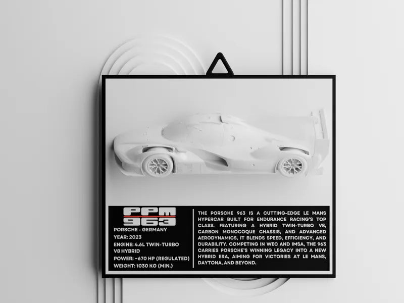 Escultura de Galería: Edición Porsche 963